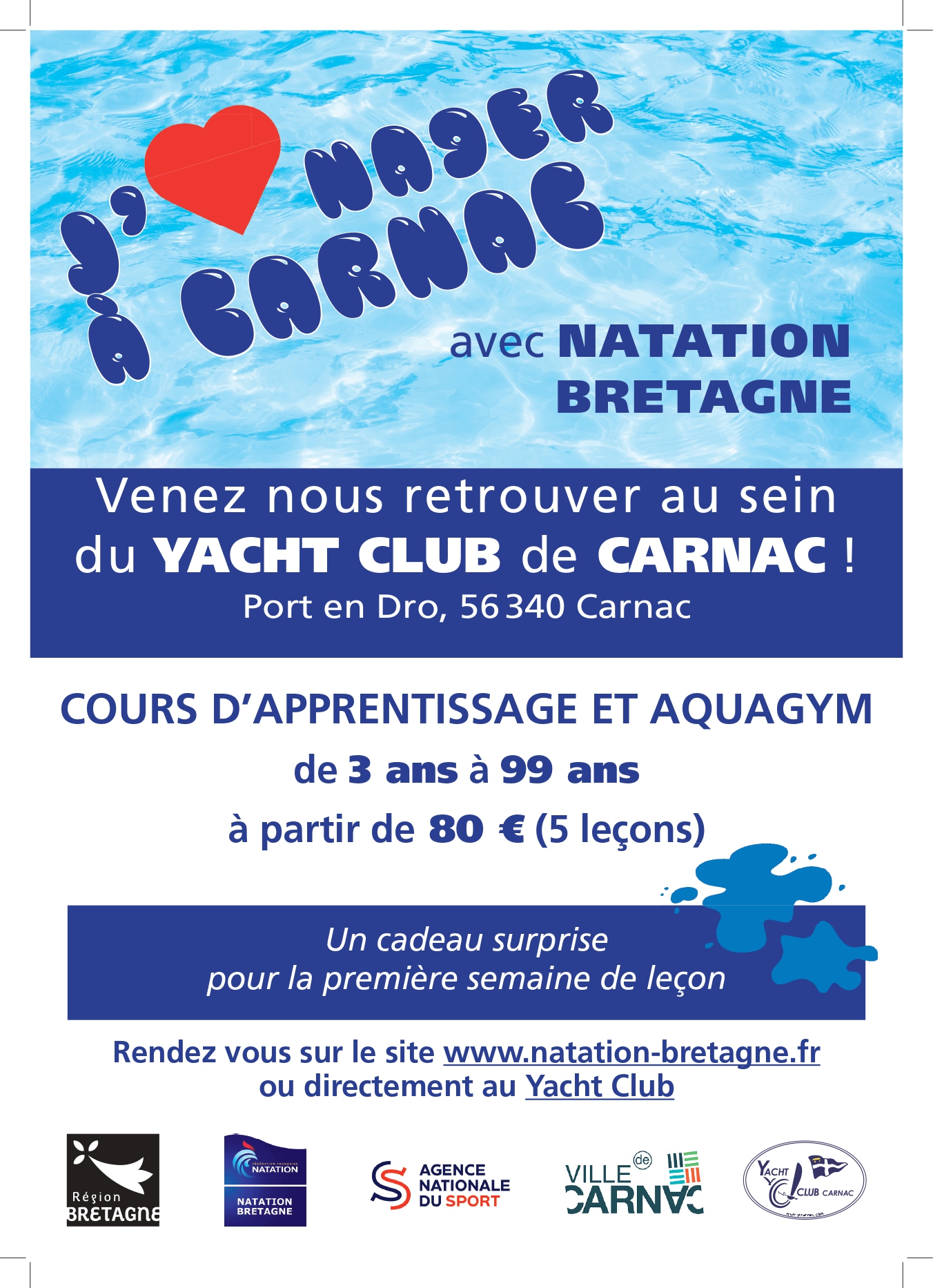 Natation Carnac