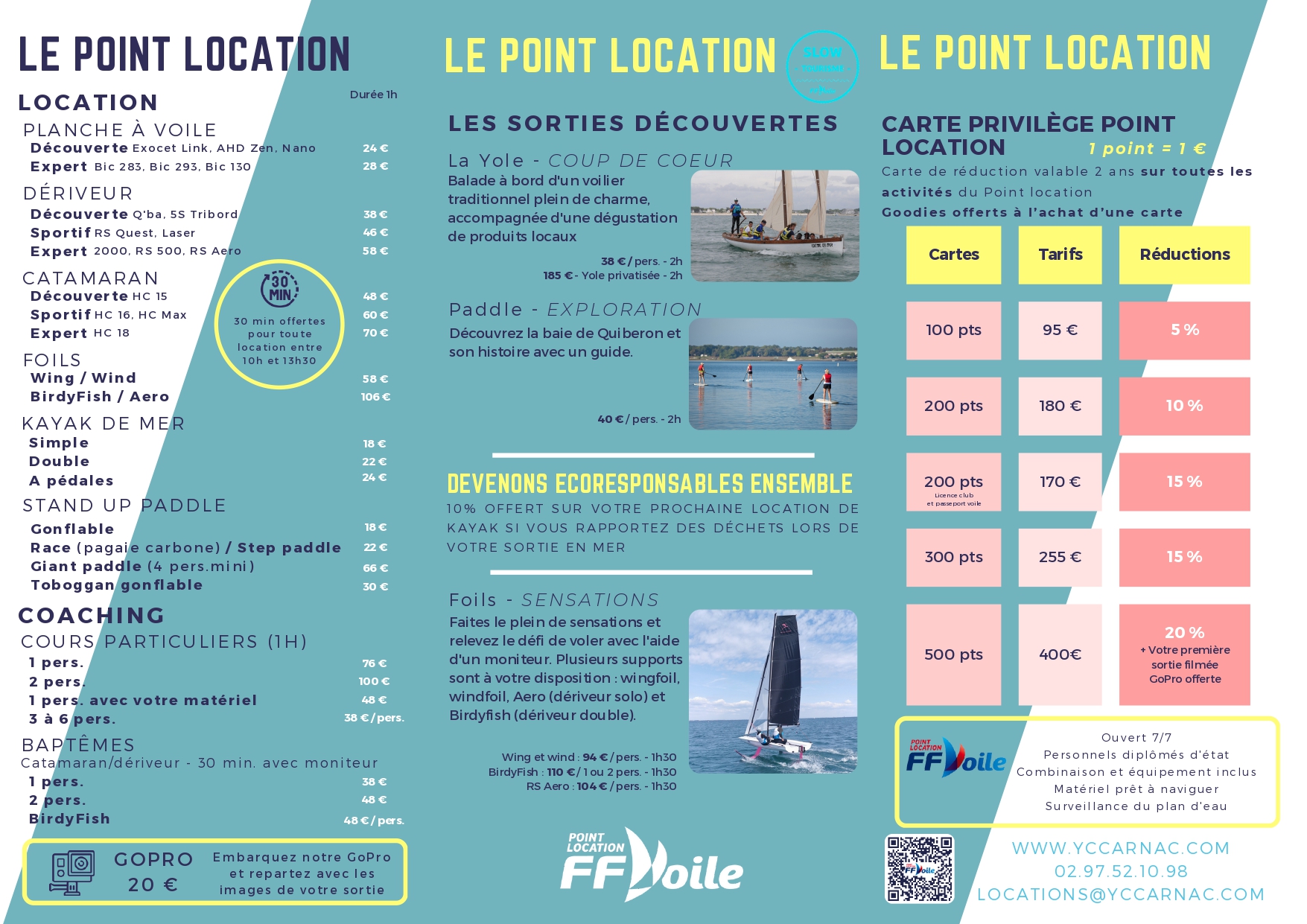 Tarifs Point Location
